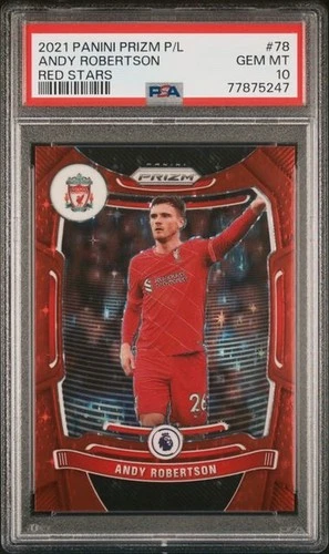 Andy Robertson 2021 Panini Prizm Red Stars Prizm /28