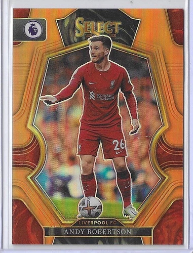 Andy Robertson 2022 Panini Select Orange Prizm /75