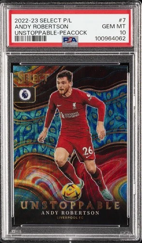Andy Robertson 2022 Panini Select Peacock