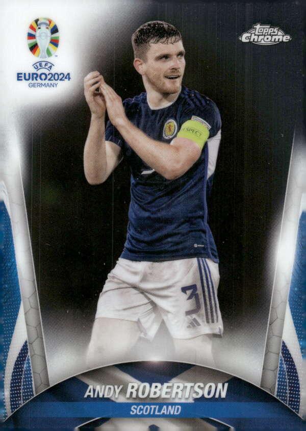 Andy Robertson 2024 Topps Chrome UEFA EURO
