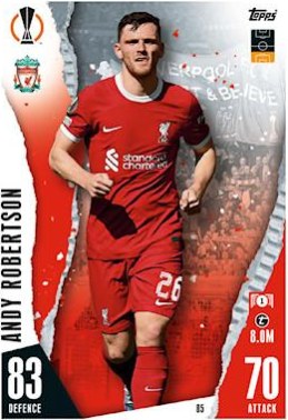 Andy Robertson 2023 Topps Match Attax UEFA Club Competitions