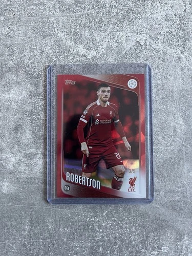 Andy Robertson 2025 Topps UCC Flagship /5