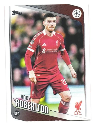 Andy Robertson 2025 Topps UCC Flagship
