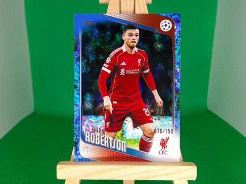 Andy Robertson 2025 Topps UCC Flagship Blue Holo /150
