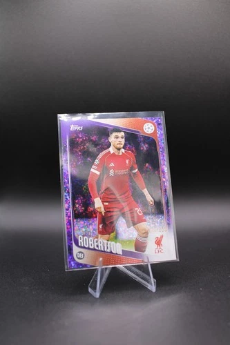 Andy Robertson 2025 Topps UCC Flagship Purple Holo /250