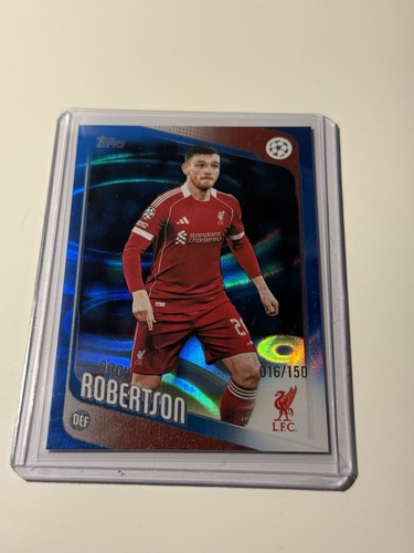 Andy Robertson 2025 Topps UCC Flagship Raindrop /150
