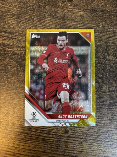 Andy Robertson 2021 Topps UCL /50