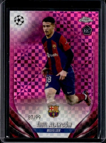 Angel Alarcon 2023 Topps Chrome Magenta X Fractor /99