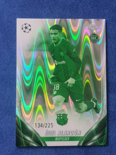 Angel Alarcon 2024 Topps Chrome Night Vision Raywave /225