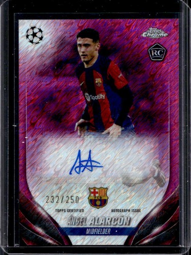 Angel Alarcon 2024 Topps Chrome Pink Shimmer Refractor /250