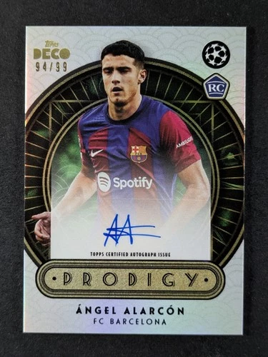 Angel Alarcon 2023 Topps Deco UEFA Green /99