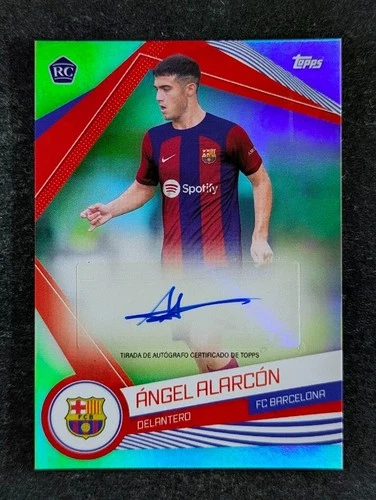 Angel Alarcon 2023 Topps FC Barcelona Fan Set Foilboard