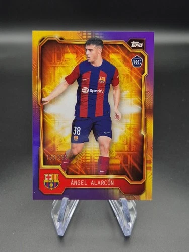 Angel Alarcon 2024 Topps FC Barcelona Fan Set Parallelo /299