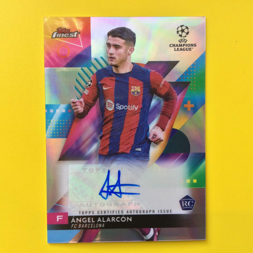 Angel Alarcon 2023 Topps Finest Silver Refractor