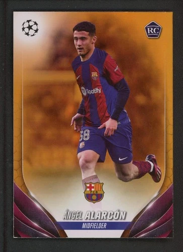 Angel Alarcon 2024 Topps UEFA Champions League Orange /25