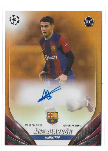 Angel Alarcon 2024 Topps UEFA Club Competizioni Arancione Mojo /25