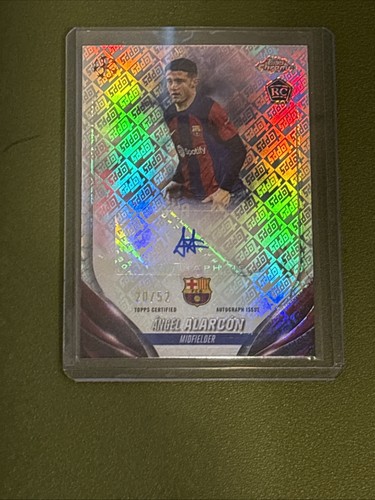Angel Alcaron 2023 Topps Chrome UEFA Club 20/52