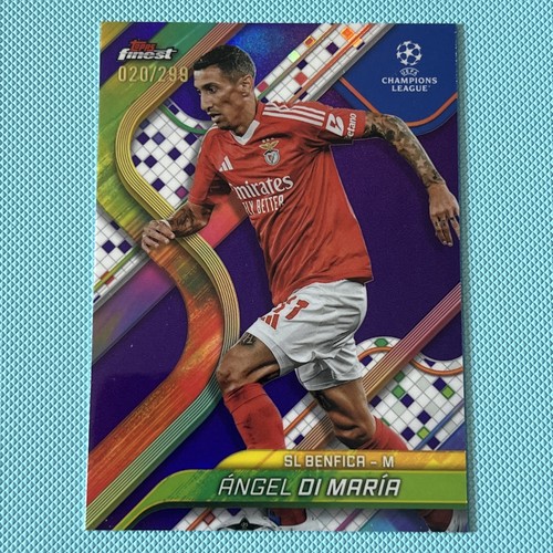 Angel Di Maria 2024 Topps Finest Purple /299