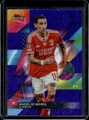 Angel Di Maria 2023 Topps Finest Purple Shimmer /199