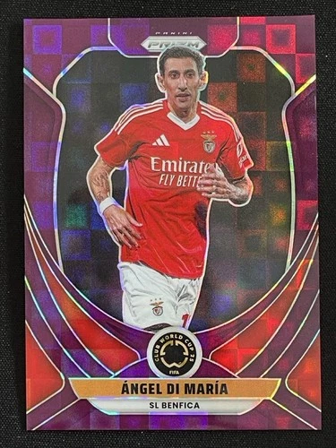 Angel Di Maria 2025 Panini Prizm Purple Pandora /49