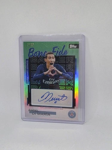 Angel Di Maria 2025 Topps PSG Team Set Green /99