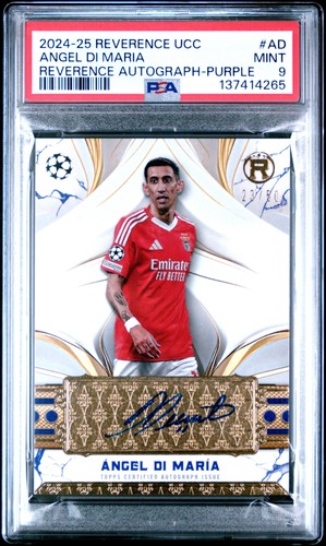 Angel Di Maria 2024 Topps Reverence UEFA Viola /50