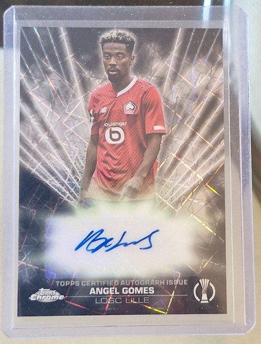 Angel Gomes 2023 Topps Chrome Black Lazer