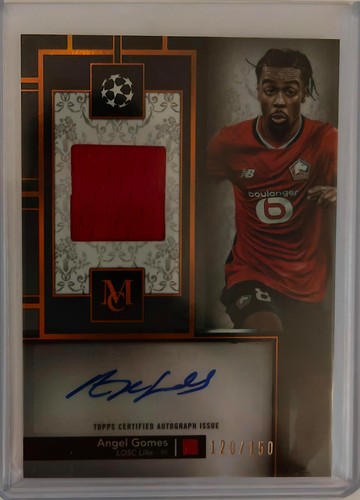 Angel Gomes 2024 Topps Museum Collection Citrine 120/150