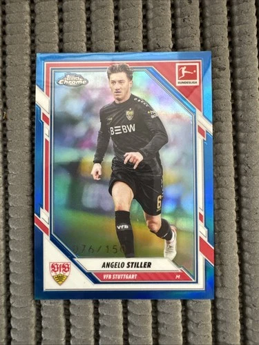 Angelo Stiller 2025 Topps Chrome Bundesliga /150