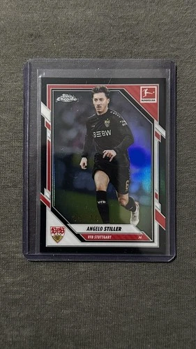 Angelo Stiller 2025 Topps Chrome Bundesliga Black /10