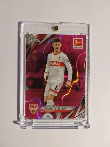 Angelo Stiller 2025 Topps Chrome Bundesliga Gold 122/125