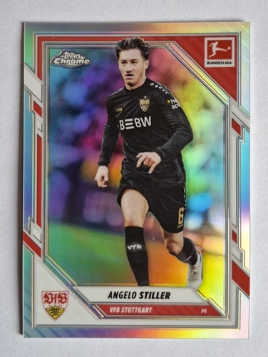 Angelo Stiller 2025 Topps Chrome Bundesliga Refractor