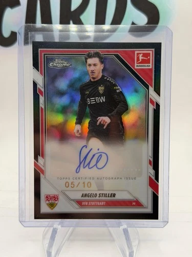 Angelo Stiller 2025 Topps Chrome True Black /10