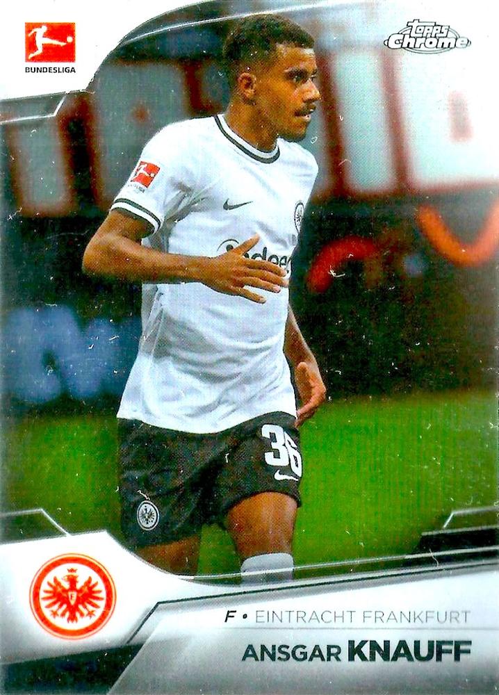 Ansgar Knauff 2022 Topps Chrome Bundesliga 34