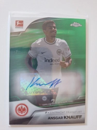 Ansgar Knauff 2022 Topps Chrome Green Refractor /99