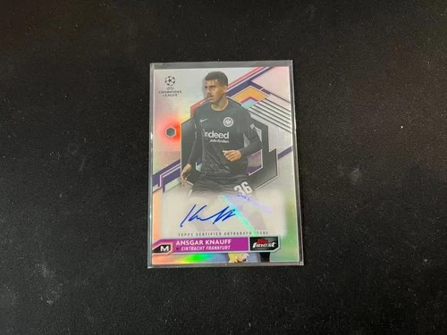 Ansgar Knauff 2022 Topps Finest Silver