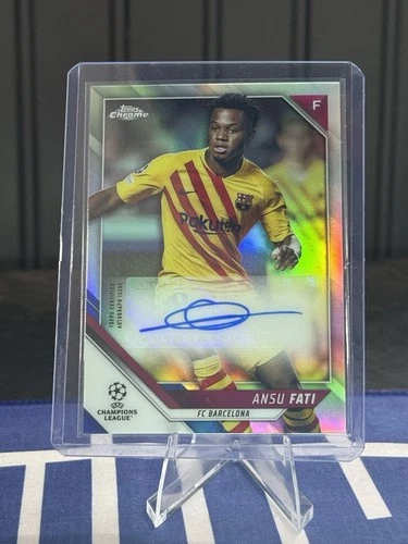 Ansu Fati 2021 Topps Chrome