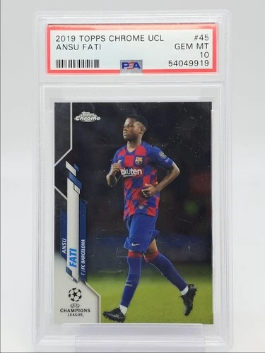 Ansu Fati 2019 Topps Chrome