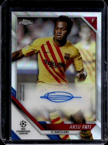 Ansu Fati 2021 Topps Chrome