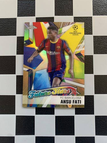 Ansu Fati 2020 Topps Chrome Gold /50