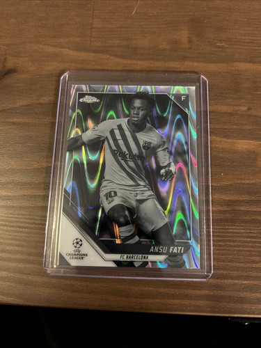 Ansu Fati 2022 Topps Chrome Refractor