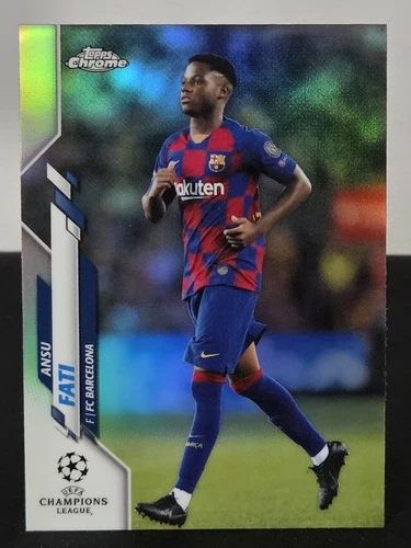 Ansu Fati 2019 Topps Chrome Refractor