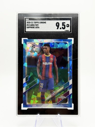 Ansu Fati 2020 Topps Chrome Sapphire