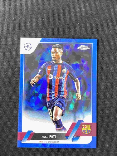 Ansu Fati 2023 Topps Chrome Sapphire