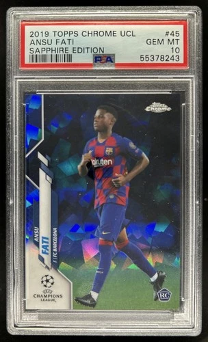 Ansu Fati 2019 Topps Chrome Sapphire