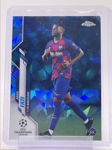 Ansu Fati 2019 Topps Chrome Sapphire
