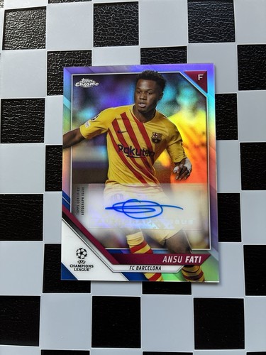 Ansu Fati 2021 Topps Chrome UCL