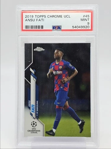 Ansu Fati 2019 Topps Chrome UEFA