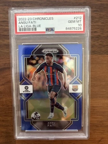 Ansu Fati 2022 Panini Chronicles Blue /49
