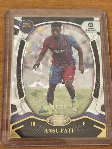 Ansu Fati 2021 Panini Chronicles Cracked Ice /23
